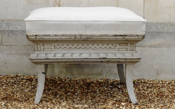 French Foot Stool Late 19th Century