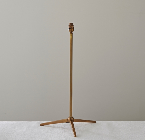 Brass Tripod Table Lamp